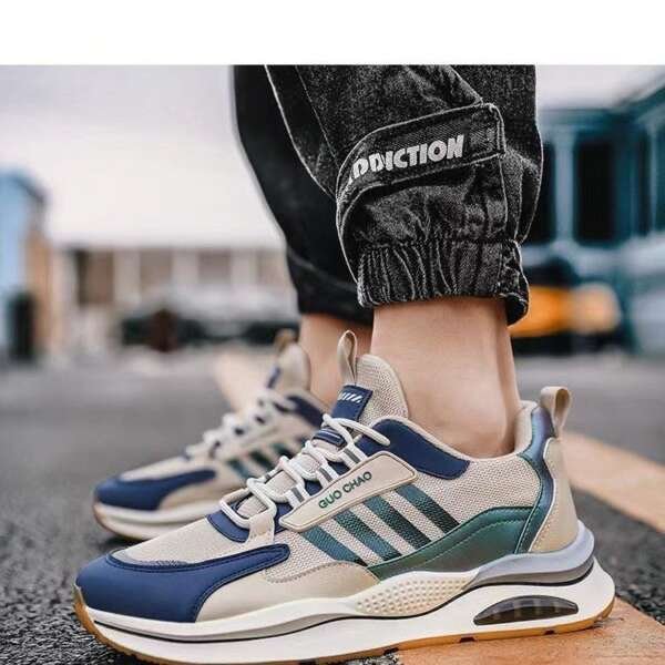 Mesh breathable sports shoes, Korean version, fashionable and trendy shoes, travel shoes, running shoes - Image 6