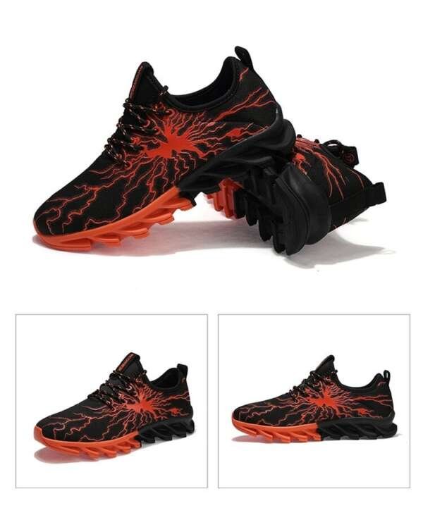 Running shoes summer sports men and women mesh comfortable breathable elastic sneakers - Image 2