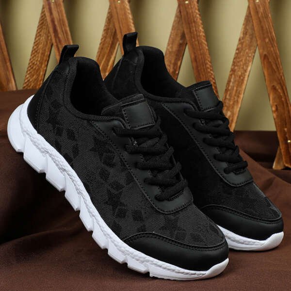 White shoes breathable lightweight casual sports women's shoes soft soled running shoes - Image 9