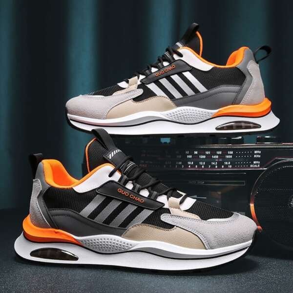 Mesh breathable sports shoes, Korean version, fashionable and trendy shoes, travel shoes, running shoes - Image 4