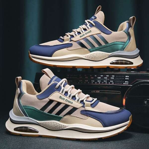 Mesh breathable sports shoes, Korean version, fashionable and trendy shoes, travel shoes, running shoes - Image 3