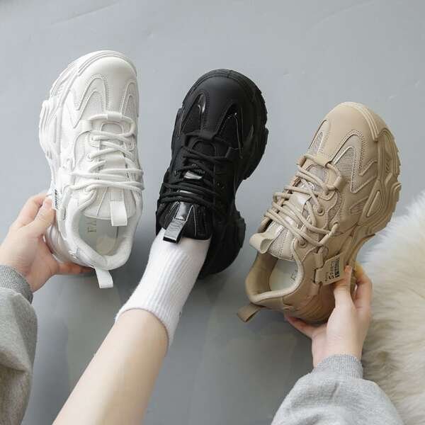 Fashion New Korean Version Ins Thick Soled Shoes Female Students Casual Sports Shoes - Image 4